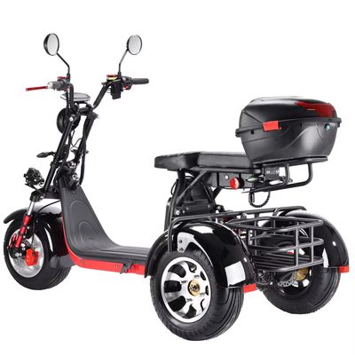 Citycoco 3 Wheel Scooter Elétrico 3000w 2000 Watt Citycoco Dois lugares Rodovia de Rodas Largas