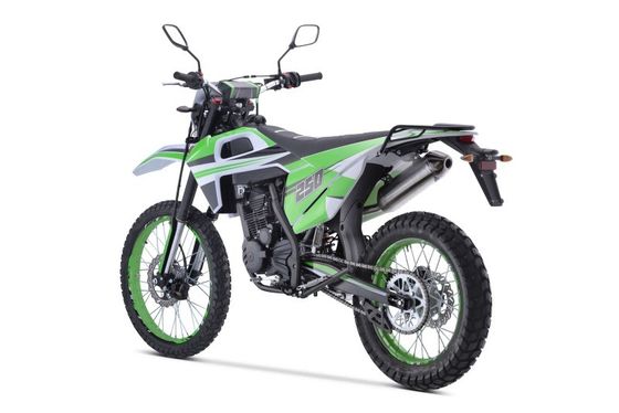Motocross de 250cc com arranque elétrico e cores personalizadas