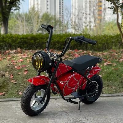 Motocicleta para crianças 250W Motocicleta elétrica com rodas de treinamento e cores personalizadas