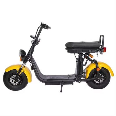 Pneus elétricos Citycoco Scooter 1500w Chopper de motocicleta com velocidade máxima 41-50km/h