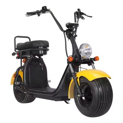 Pneus elétricos Citycoco Scooter 1500w Chopper de motocicleta com velocidade máxima 41-50km/h