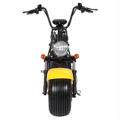 Pneus elétricos Citycoco Scooter 1500w Chopper de motocicleta com velocidade máxima 41-50km/h