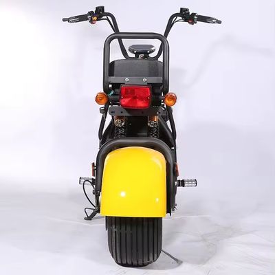Pneus elétricos Citycoco Scooter 1500w Chopper de motocicleta com velocidade máxima 41-50km/h