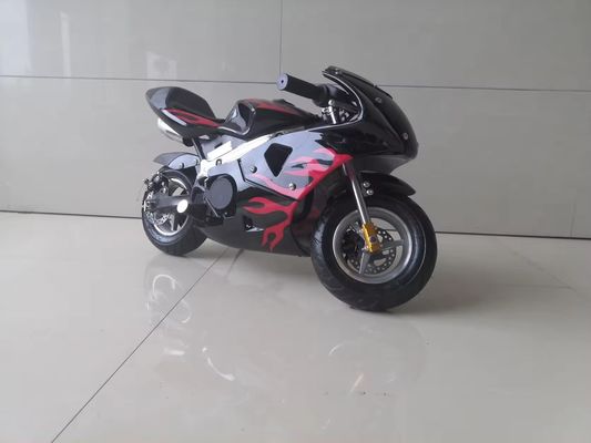 Motor Aotong 49CC 2 tempos Moto Kids Cor Pocket Bike Personalizado DISC de freio suportado