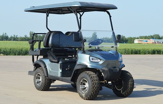 Carrinho de golfe elétrico de 4 lugares com certificação CE e distância mínima de 150-200 mm