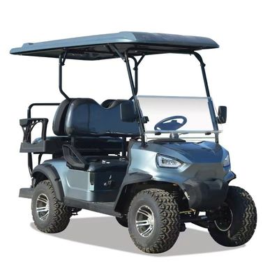Carrinho de golfe elétrico de 4 lugares com certificação CE e distância mínima de 150-200 mm