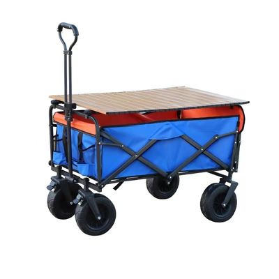 Pneus de diâmetro de 17 cm para acampamento ao ar livre Pequeno carrinho dobrável para suporte personalizado