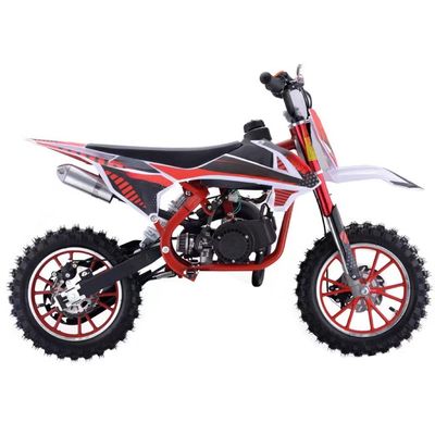Motocross de 49cc com velocidade máxima de 40 a 60 km/h e cores personalizadas suportadas
