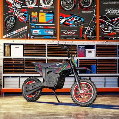 1200W Electric Dirt Bike com adesivos e Max. velocidade 40 60km/h Motocicletas Off-Road