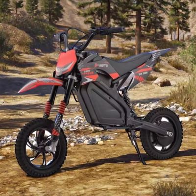 350W Motor Power Kids Dirt Bike 24v 500W Motocicleta elétrica com freio dianteiro e traseiro