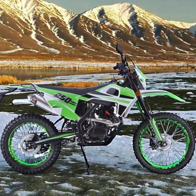 Motor de 250cc cores personalizadas suportadas Off-Road Gasoline Dirt Bike para adultos