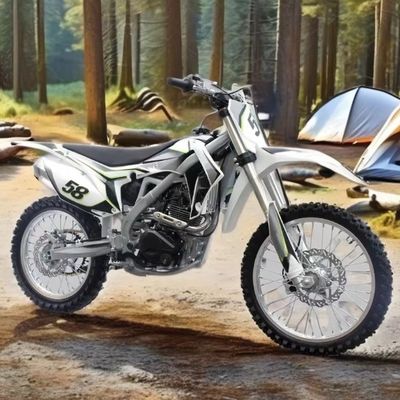 Motocicleta de 250cc suportada Enduro com cilindrada de 200-400cc