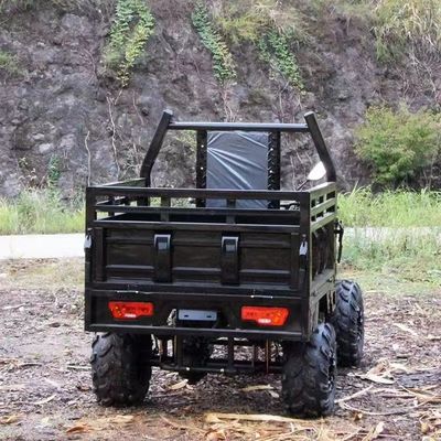 ATV agrícola Aotong 125cc/150cc com reboque e caixa de carga 2WD 4WD Off Road ATV Voltagem 12V