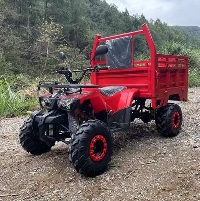 ATV agrícola Aotong 125cc/150cc com reboque e caixa de carga 2WD 4WD Off Road ATV Voltagem 12V