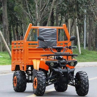 ATV agrícola Aotong 125cc/150cc com reboque e caixa de carga 2WD 4WD Off Road ATV Voltagem 12V