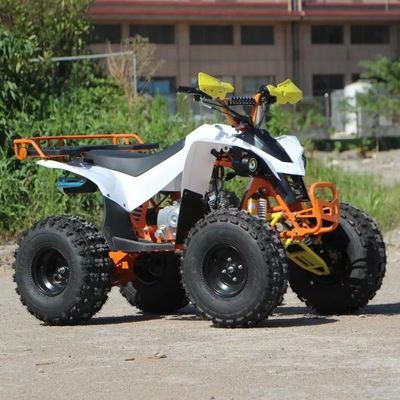 ATV de 110cc de tração automática de cadeia para crianças com tambor dianteiro e freios de disco traseiro