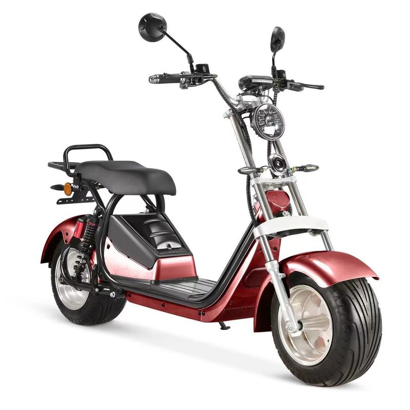 Cores personalizadas suportadas 1500W Motor Power Fat Tire Scooter elétrico para Citycoco