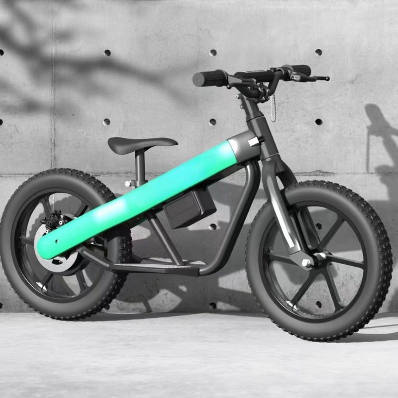 300W 24V Bateria Kids Mini Balance Bike elétrico com pneu pneumático e 3 velocidades