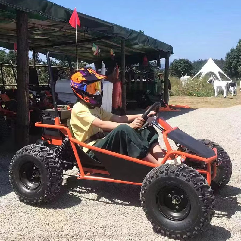 Parque de diversões Aluguer de carrinhos de golfe com motor sem escovas de 1000W e certificação CEE