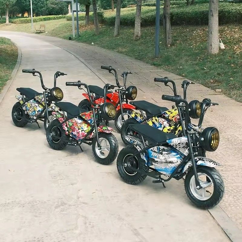 Motocicleta para crianças 250W Motocicleta elétrica com rodas de treinamento e cores personalizadas