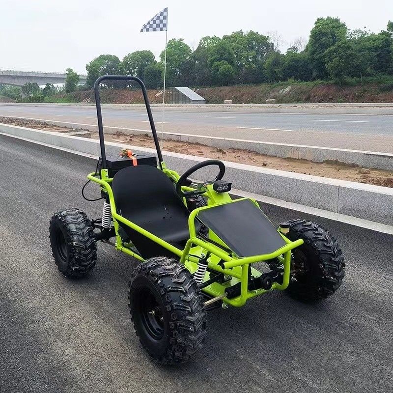 Velocidade 1000W Drive de eixo Go Kart com freio de disco hidráulico duplo e assento ajustável