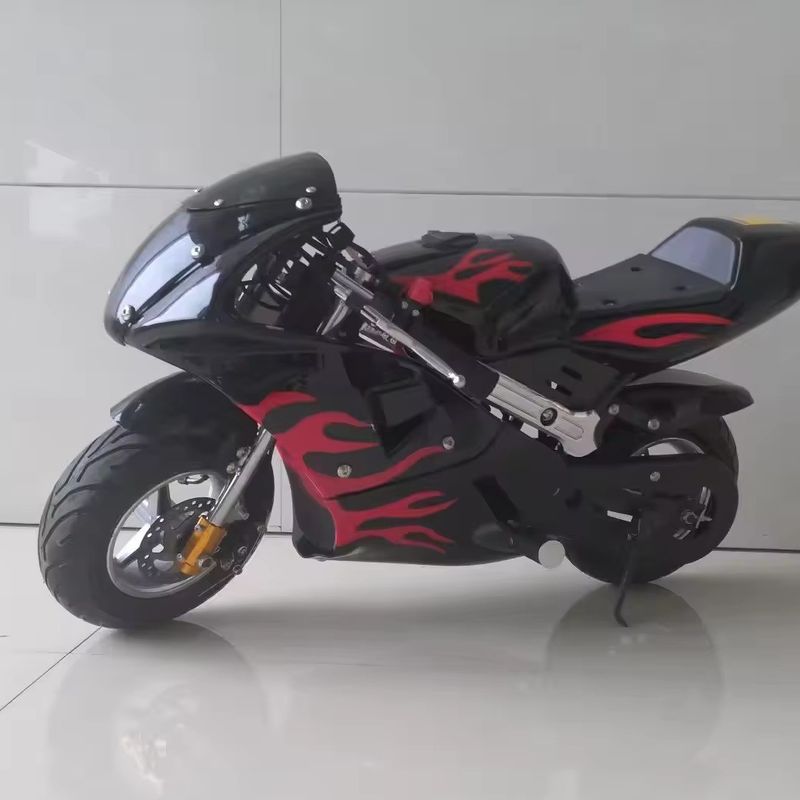 Motor Aotong 49CC 2 tempos Moto Kids Cor Pocket Bike Personalizado DISC de freio suportado