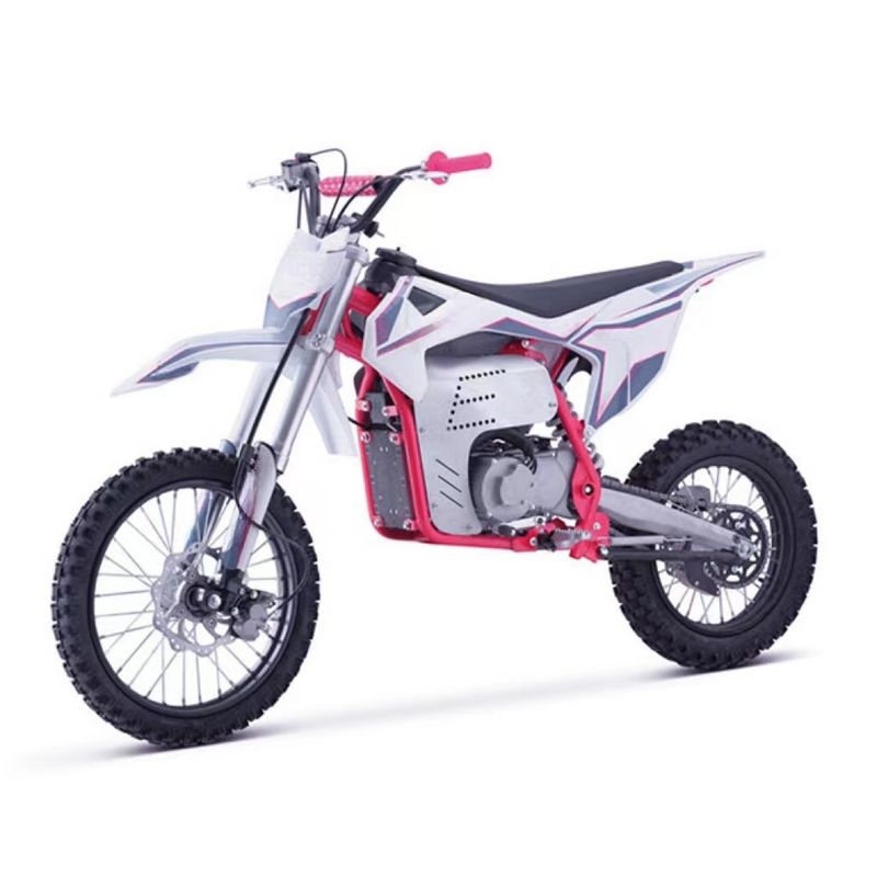 Motocicleta elétrica off-road 2000W 48V 60V com bateria removível e freio de óleo duplo