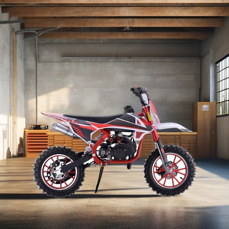 Velocidade máxima 40 60km/h 49cc Mini Dirt Bike Off Road Motocicleta Motocross Cores personalizáveis