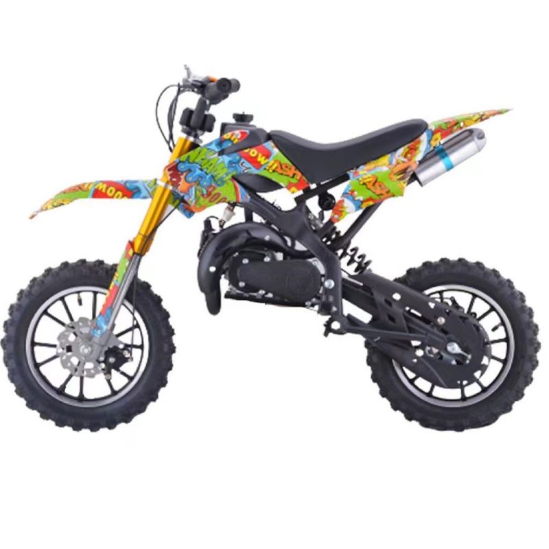 Preço acessível 49CC 50CC Dirt Bike Deslocamento Menos de 50CC e cores personalizáveis