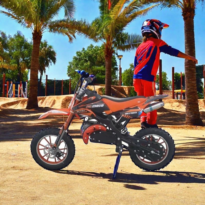 49cc Pit Bike Dirt Bikes com cores personalizadas e freios DISC