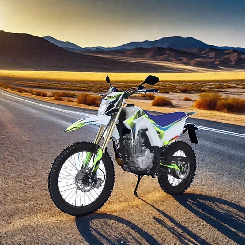 250cc Endure Cross Dirt Bike Aotong Motor com arranque elétrico e velocidade máxima de 100km/h