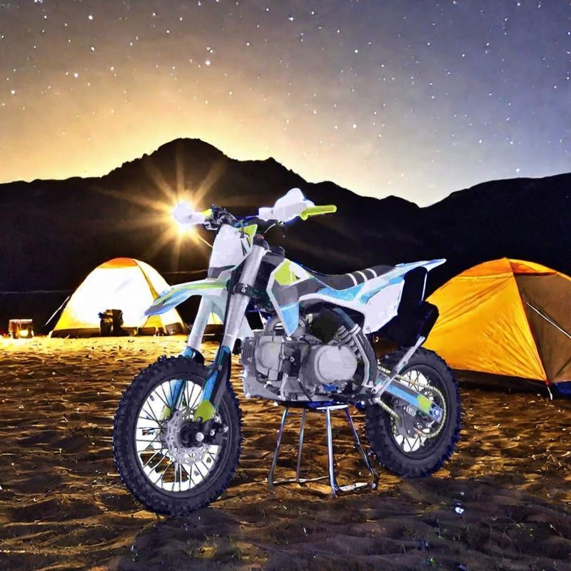 Aotong Motor 125cc Pit Bike para Off Road Aventuras Elétrico Start Max. Velocidade 40 60km/h