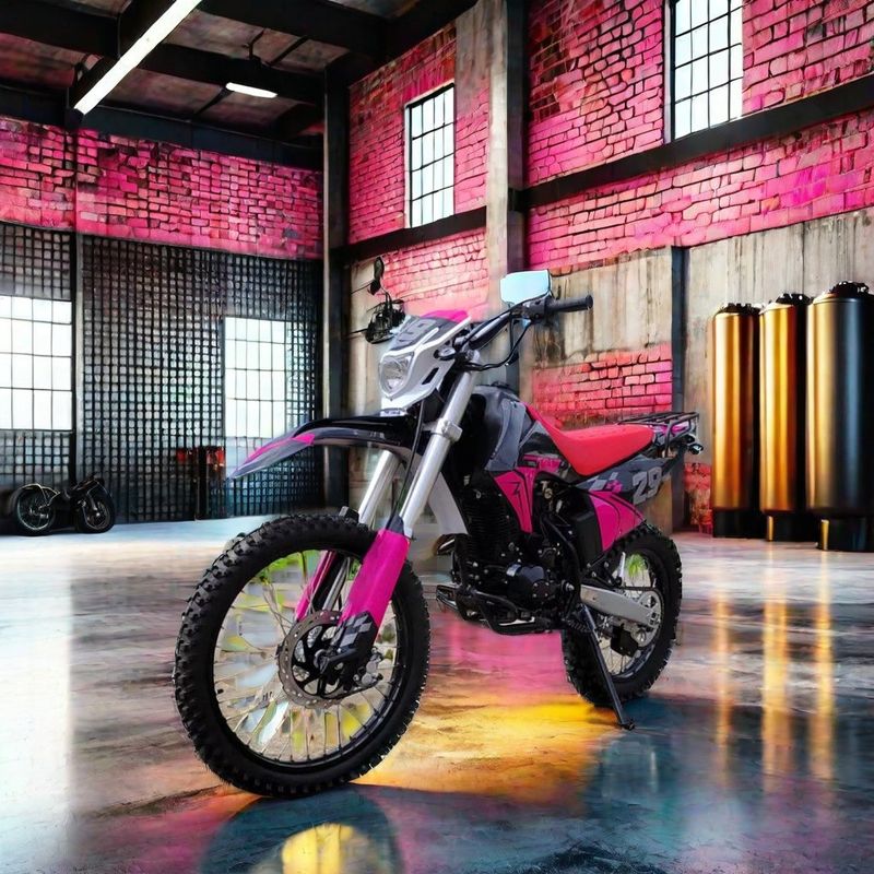Leve a sua condução fora de estrada para o próximo nível com a nossa moto de 250cc