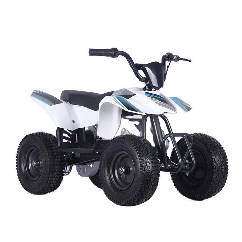 24V Aotong Motor 350W Quad Bike Elétrico para Crianças 4 Wheel Off Road ATV em Amarelo