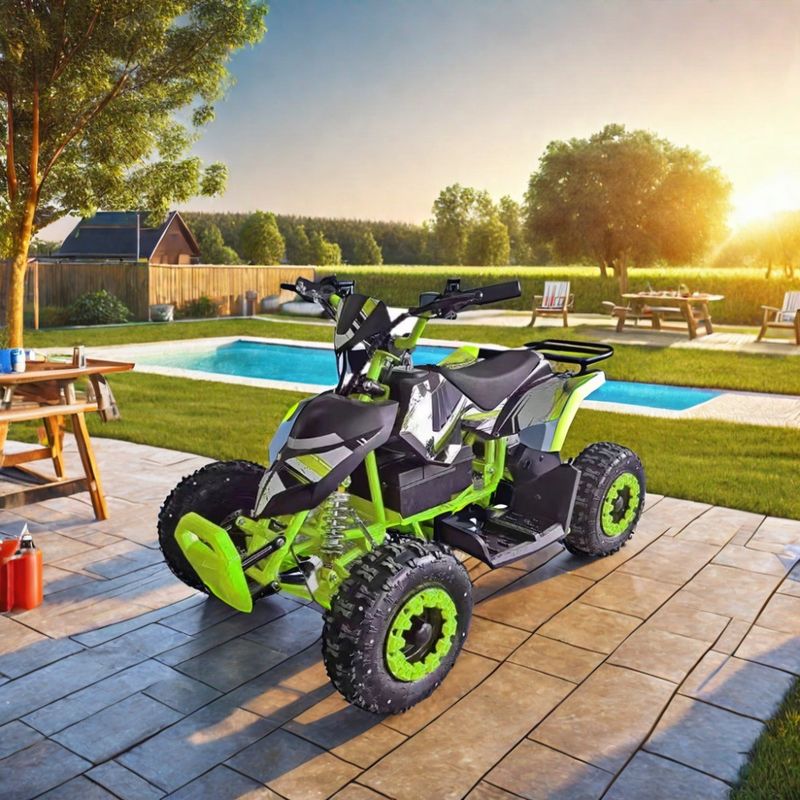 Mini ATV Quad Bike elétrica para crianças 36V 500W Motor e distância entre rodas 600-1000mm